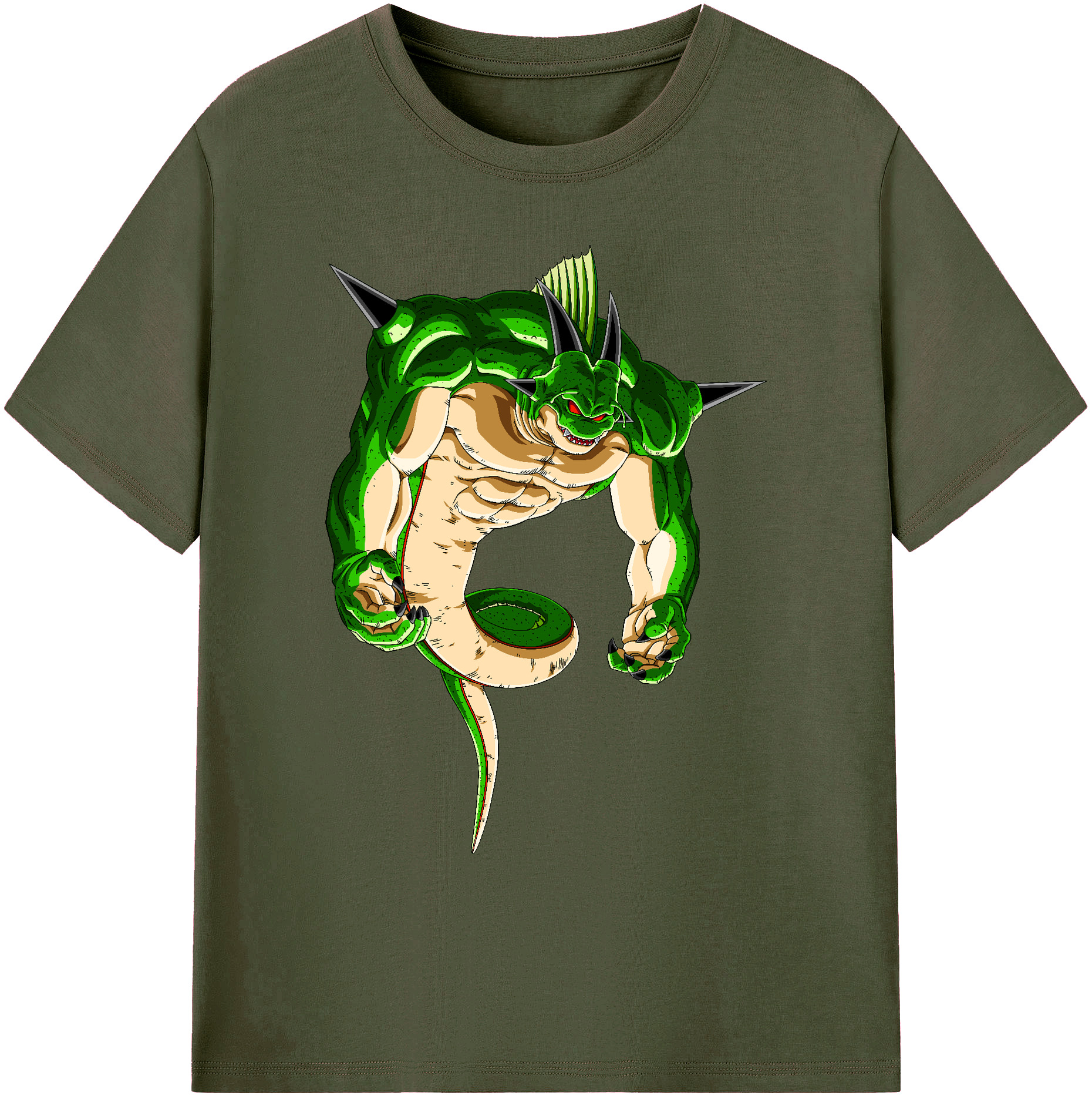 （画像用） ドラゴンボール 神龍 シェンロン DRAGON BALL Shenron 綿100％ メンズ半袖Tシャツ｜肌触りやわらか＆通気性